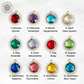 birthstones for months chart