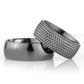8-MM Black 925 silver wedding ring sets orlasilver