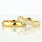 4-MM Gold 925 silver wedding ring sets orlasilver