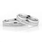 4-MM Silver 925 sterling silver wedding ring sets orlasilver