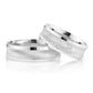 6-MM Silver 925 sterling silver wedding ring sets orlasilver