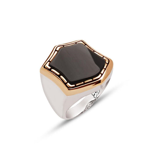 Onyx Pure Silver Ring