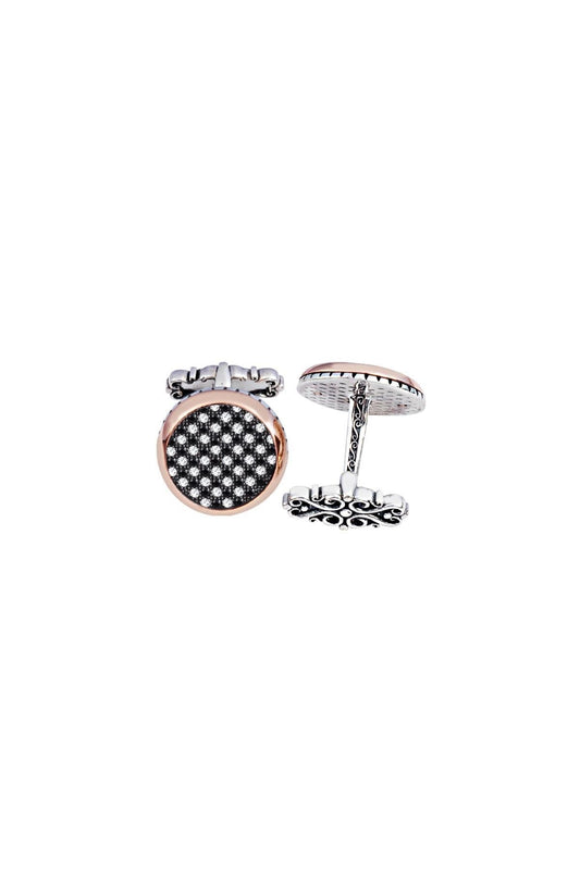  black white cufflinks for groom orlasilver