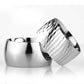 12-MM Silver convex 925 silver wedding ring sets orlasilver