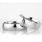 6-MM Silver convex 925 silver wedding ring sets orlasilver