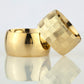 12-MM Gold couple wedding silver rings  orlasilver