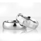 6-MM Silver couple wedding silver rings  orlasilver