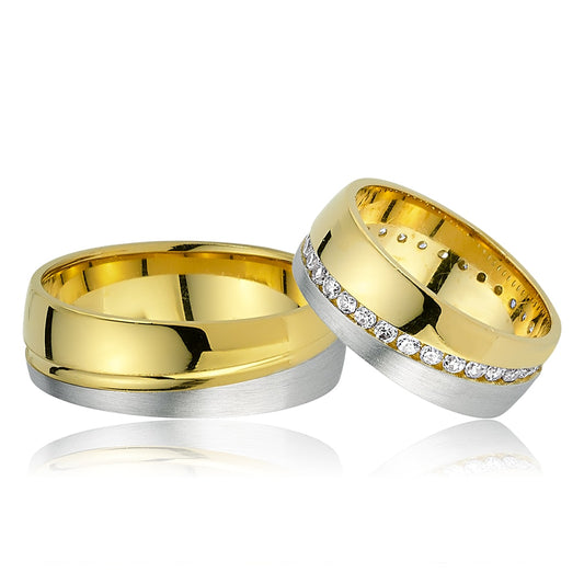 double waterway dainty wedding rings orlasilver