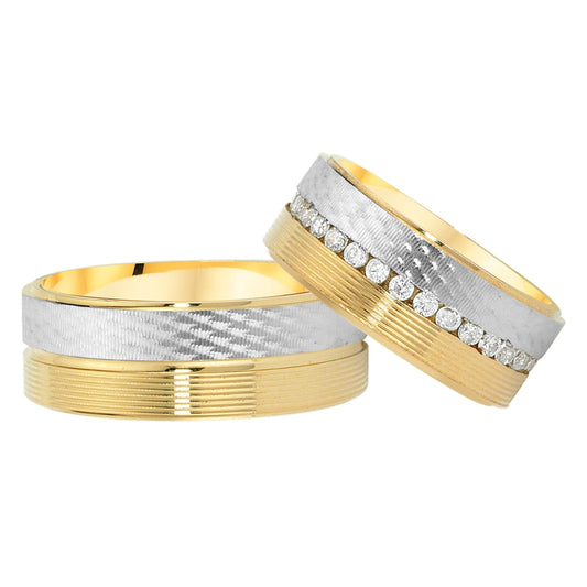 gold plated beautiful silver wedding rings orlasilver