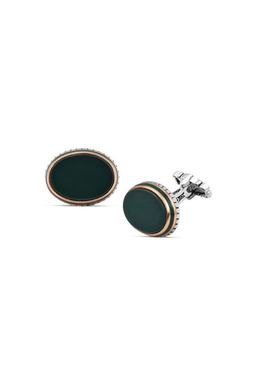  green cufflinks orlasilver