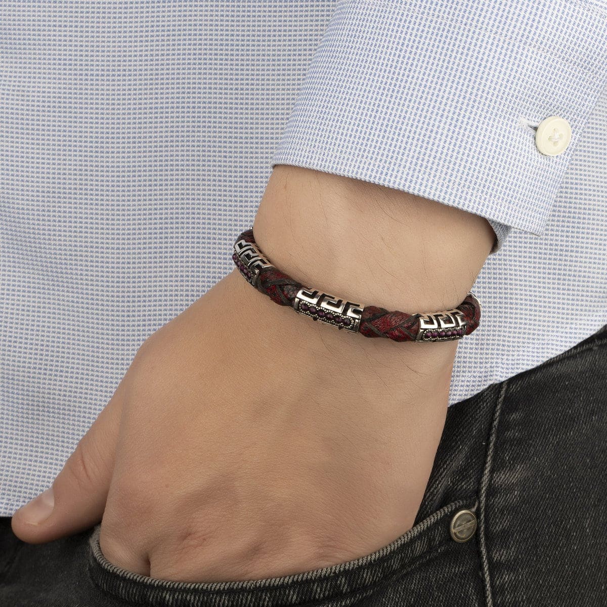 silver bracelets for men