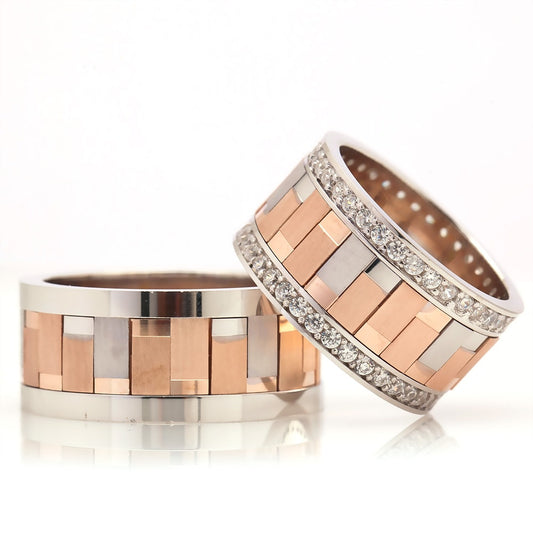 new model sterling silver wedding ring sets orlasilver