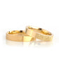 4-MM Gold plain 925 silver wedding ring sets orlasilver