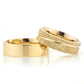 6-MM Gold plain sterling silver wedding ring sets for him and her orlasilver