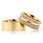 8-MM Gold plain sterling silver wedding ring sets for him and her orlasilver