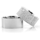 10-MM Silver plain sterling silver women's wedding ring sets orlasilver