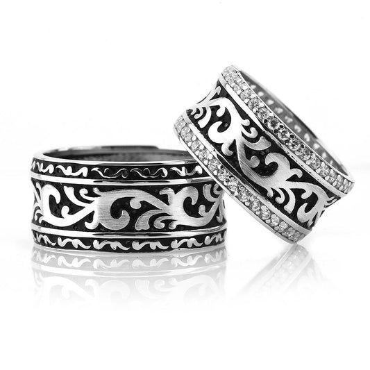 silver double epic model wedding ring orlasilver