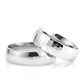 6-MM Silver silver wedding ring sets orlasilver