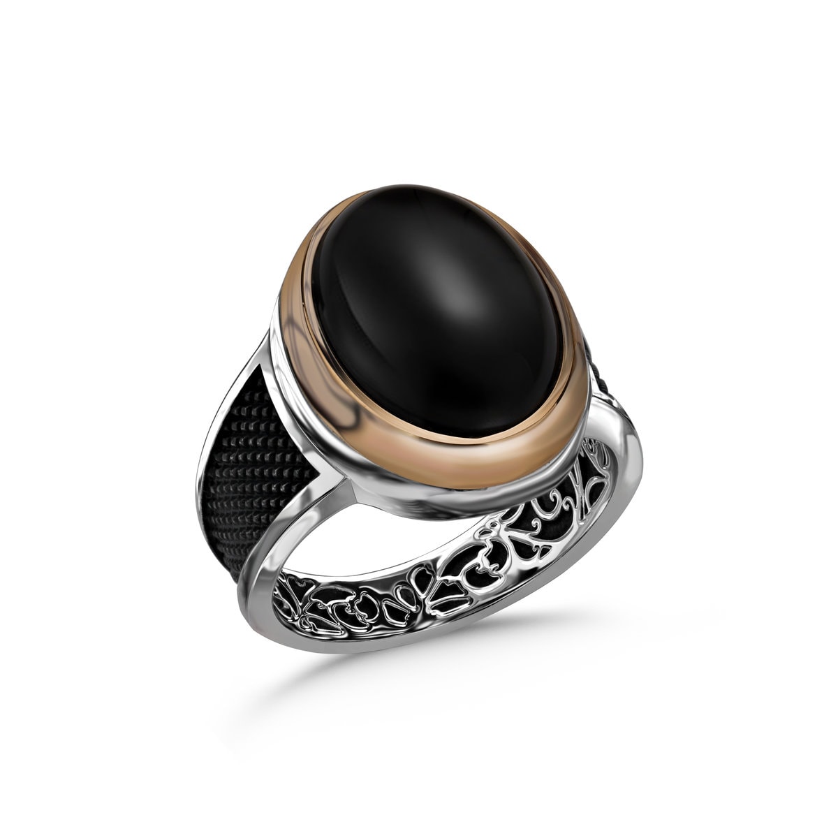 sterling silver onyx ring orlasilver