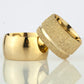 12-MM Gold sterling silver wedding ring sets orlasilver
