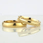 4-MM Gold sterling silver wedding ring sets orlasilver
