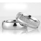 6-MM Silver sterling silver wedding ring sets orlasilver