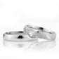 4-MM Silver sterling silver women's wedding ring sets orlasilver